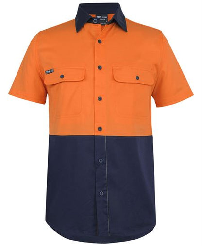 JB's Hi Vis S/S Stretch Work Shirt