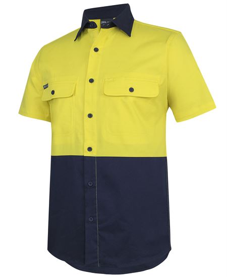 JB's Hi Vis S/S Stretch Work Shirt
