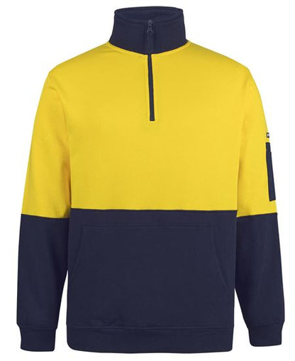 JB's Hi Vis 310 Cotton 1/2 Zip Fleece