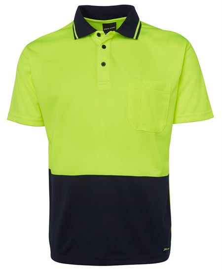 JB's Adults and Kids Hi Vis Non Cuff Traditional Polo