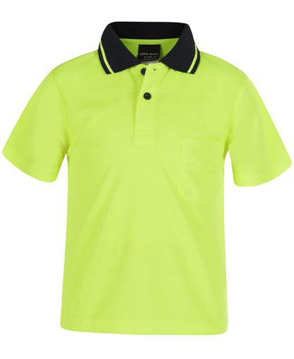 JB's Adults and Kids Hi Vis Non Cuff Traditional Polo