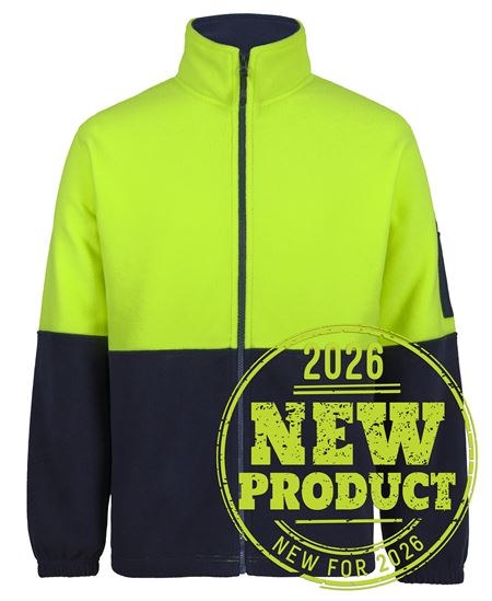 Hi Vis Full ZIp Polar Fleece