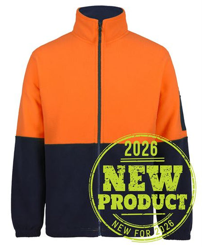 Hi Vis Full ZIp Polar Fleece