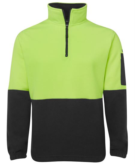 JB's Hi Vis 1/2 Zip Polar Fleece