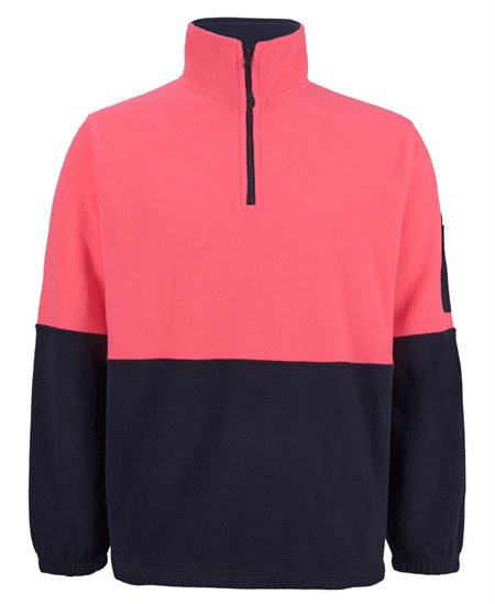 JB's Hi Vis 1/2 Zip Polar Fleece
