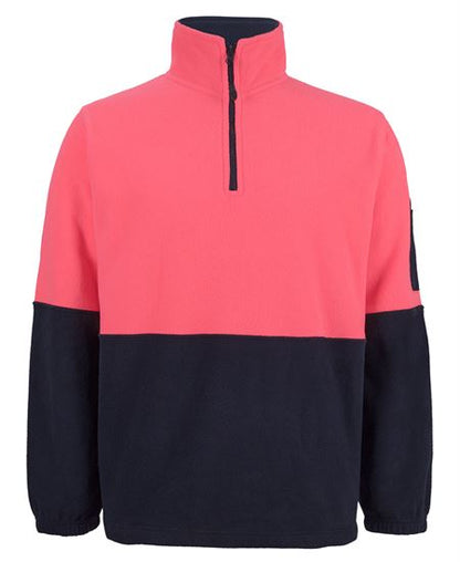 JB's Hi Vis 1/2 Zip Polar Fleece