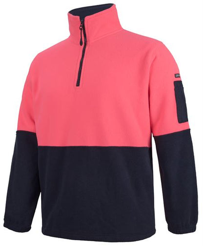 JB's Hi Vis 1/2 Zip Polar Fleece