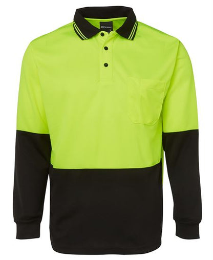JB's Hi Vis L/S Traditional Polo