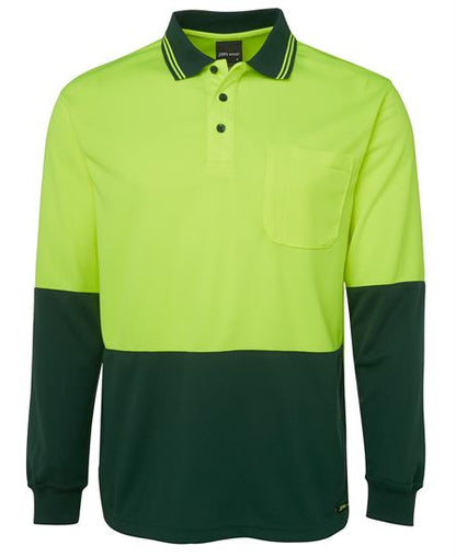 JB's Hi Vis L/S Traditional Polo