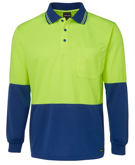 JB's Hi Vis L/S Traditional Polo