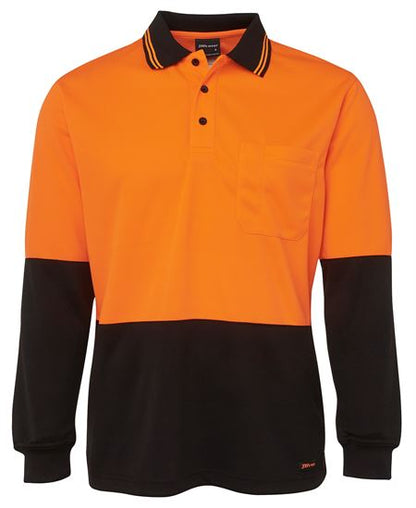 JB's Hi Vis L/S Traditional Polo