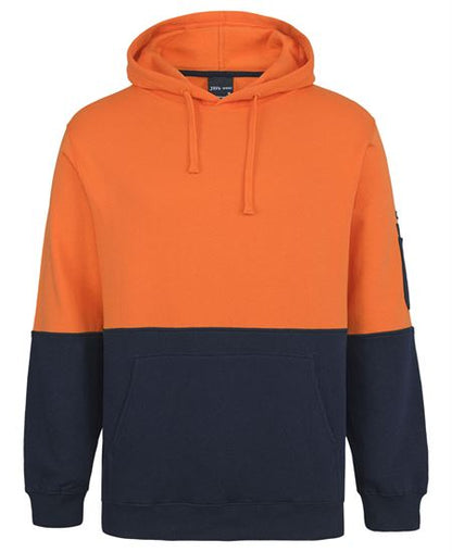 JB's Hi Vis 310 Cotton Pull Over Hoodie