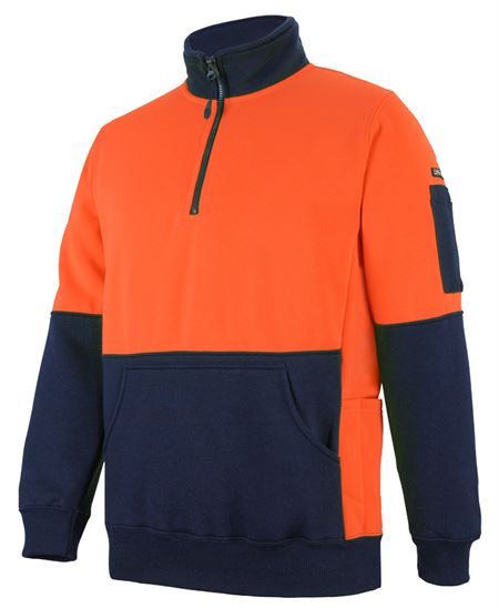 JB's Hi Vis 330G 1/2 Zip Fleece