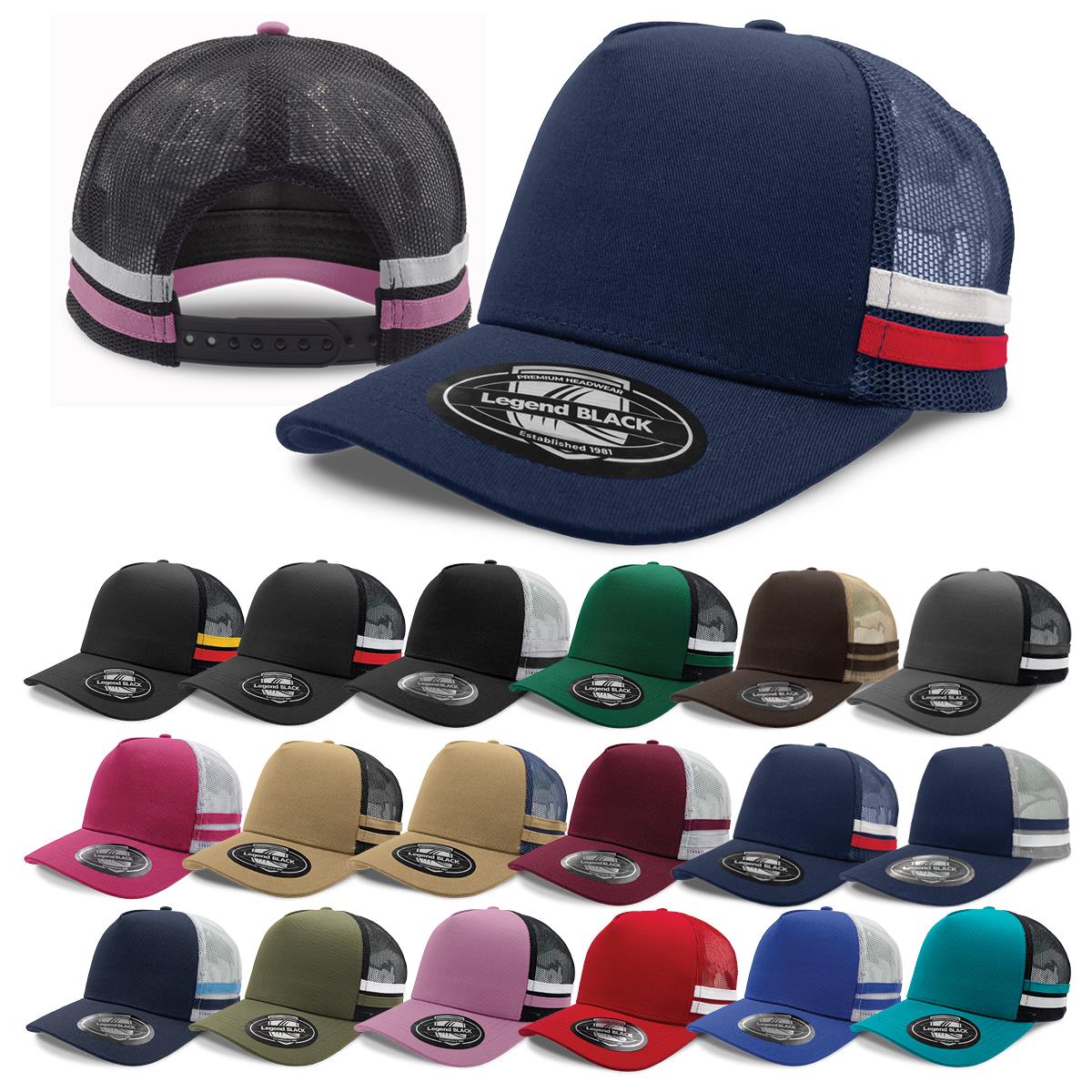Striped Trucker — image 1