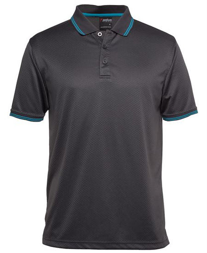 Podium Jacquard Contrast Polo