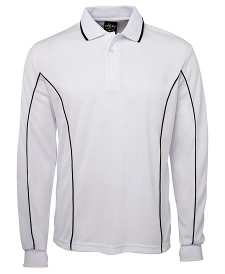 Podium L/S Piping Polo