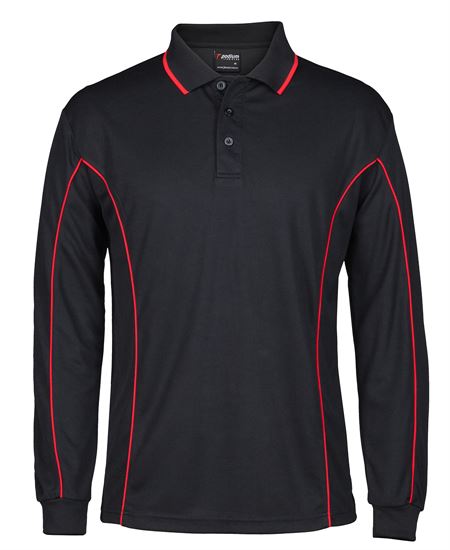 Podium L/S Piping Polo
