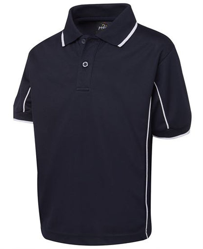 Podium Kids S/S Piping Polo