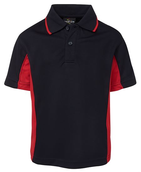 Podium Kids Contrast Polo