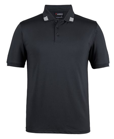 Podium 4 Stripe S/S Stretch Polo