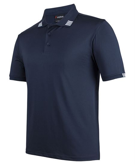 Podium 4 Stripe S/S Stretch Polo