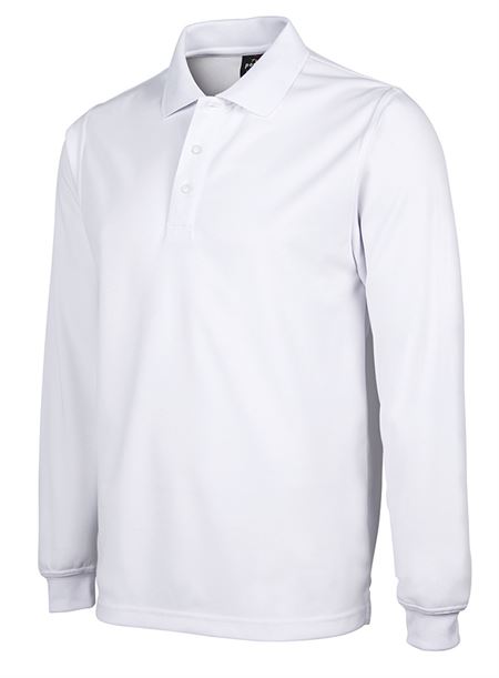 Podium Long Sleeve Poly Polo