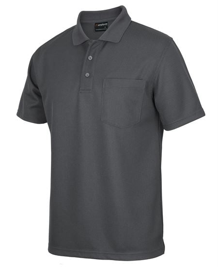 Podium Waffle Pocket Polo