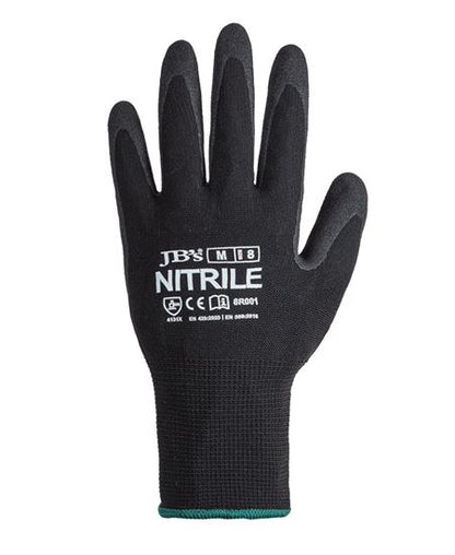 JB's Black Nitrile Breathable Glove (12 pack)