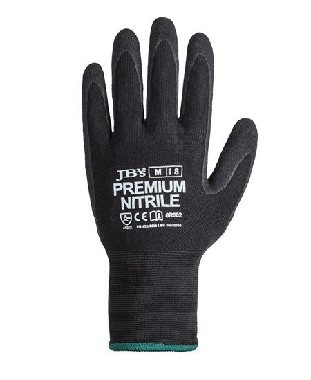 JB's Premium Black Nitrile Breathable Glove (12 pack)