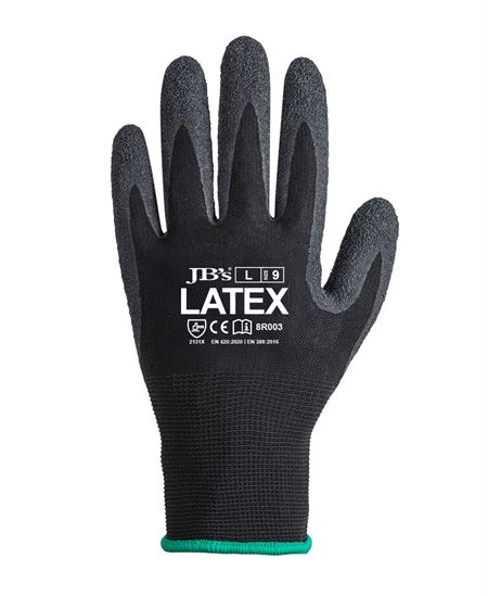 JB's Black Latex Glove (12 pack)