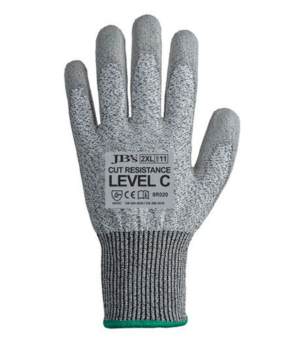 JB's PU Breathable Cut Resist Level C Glove (12 pack)