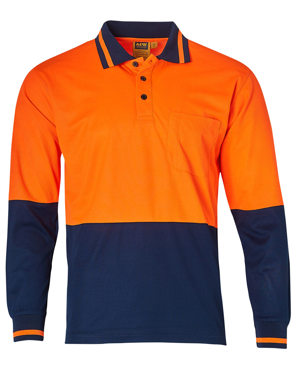 SW11 Fluoro Orange / Navy