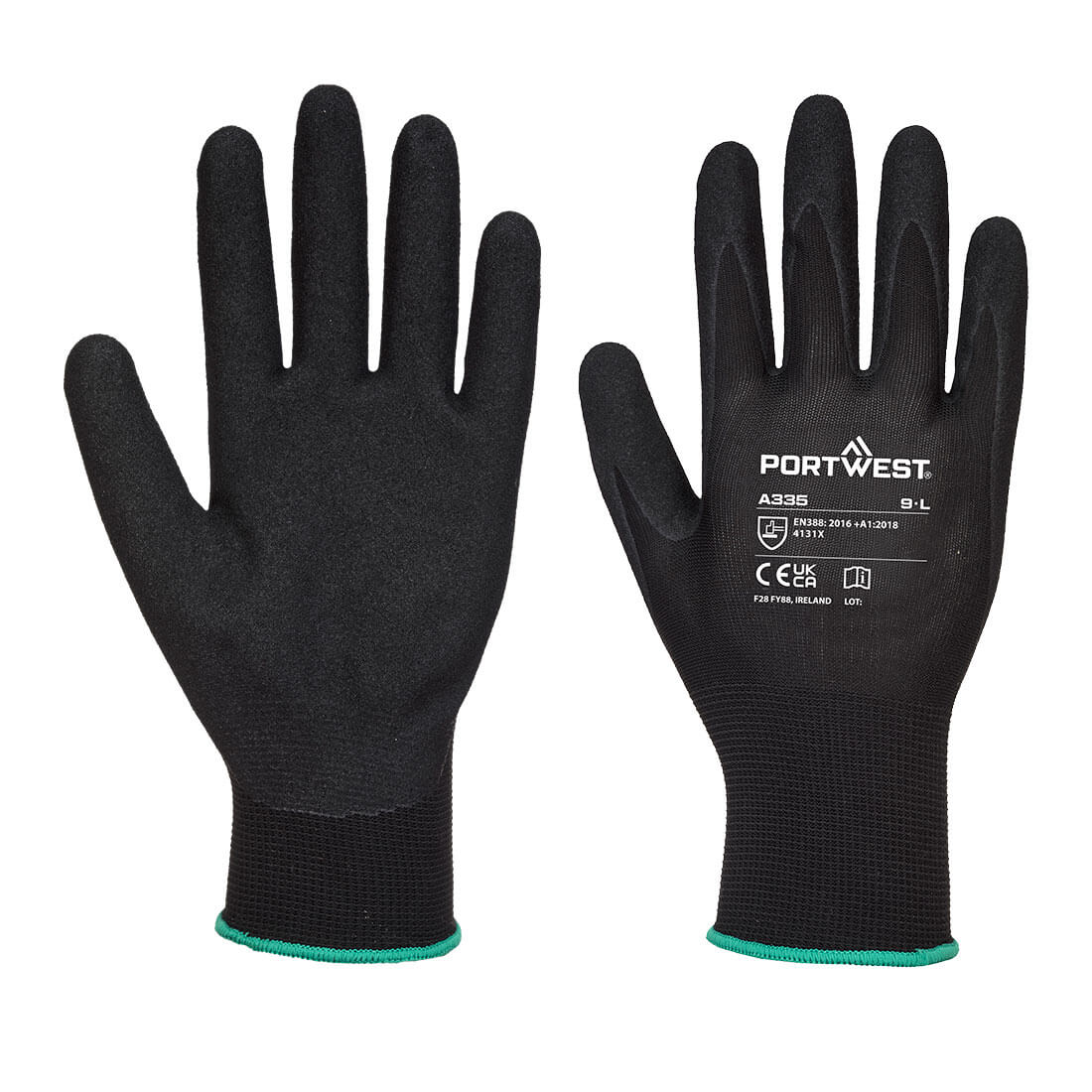 A335 Dermi-Grip NPR15 Nitrile Sandy Glove