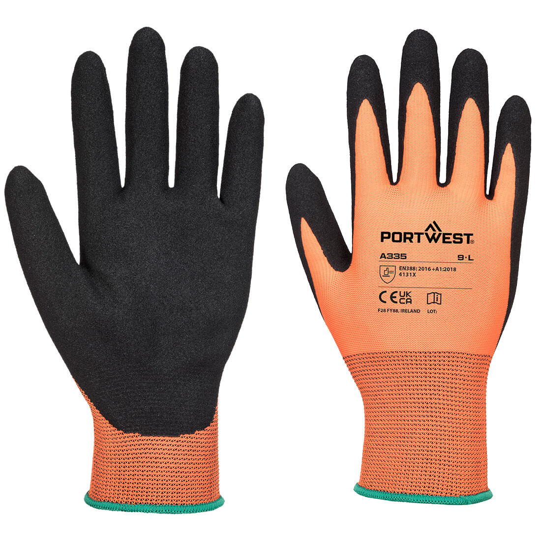 A335 Dermi-Grip NPR15 Nitrile Sandy Glove