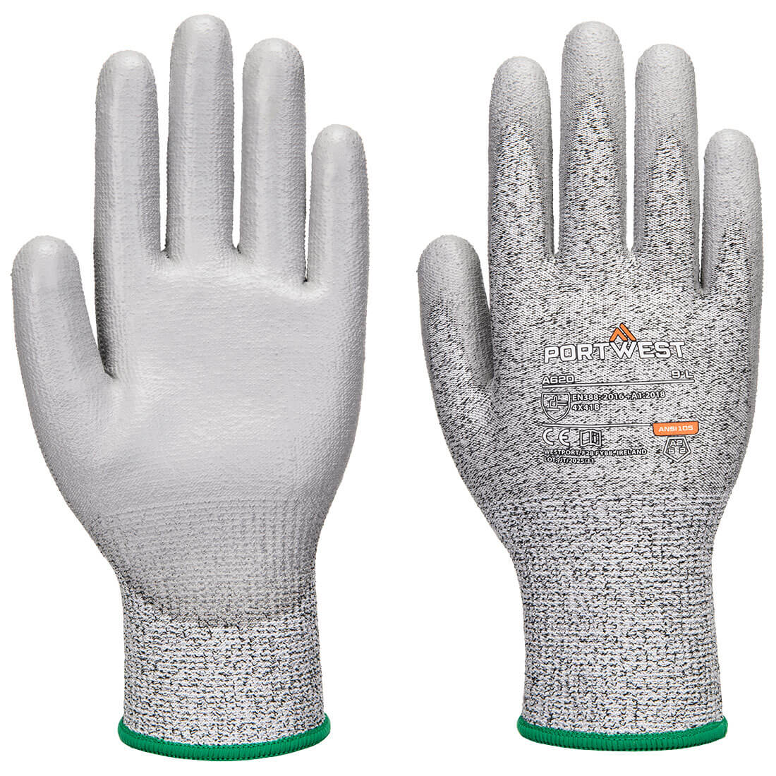A620 LR CUT PU Palm Glove