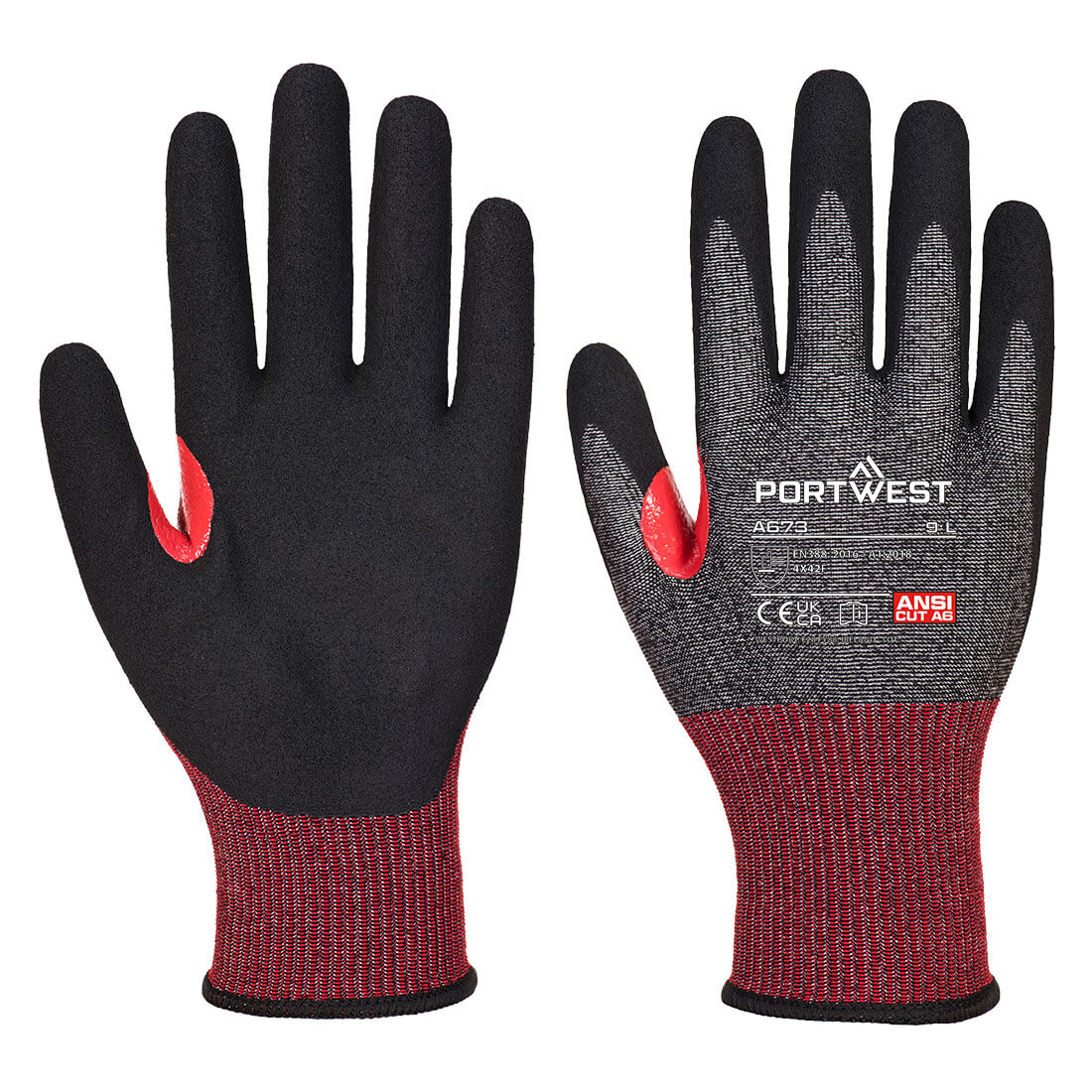 A673 CS Cut F18 Nitrile Glove