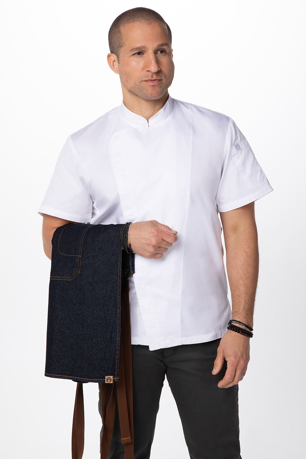 Memphis Denim Cross Back Apron