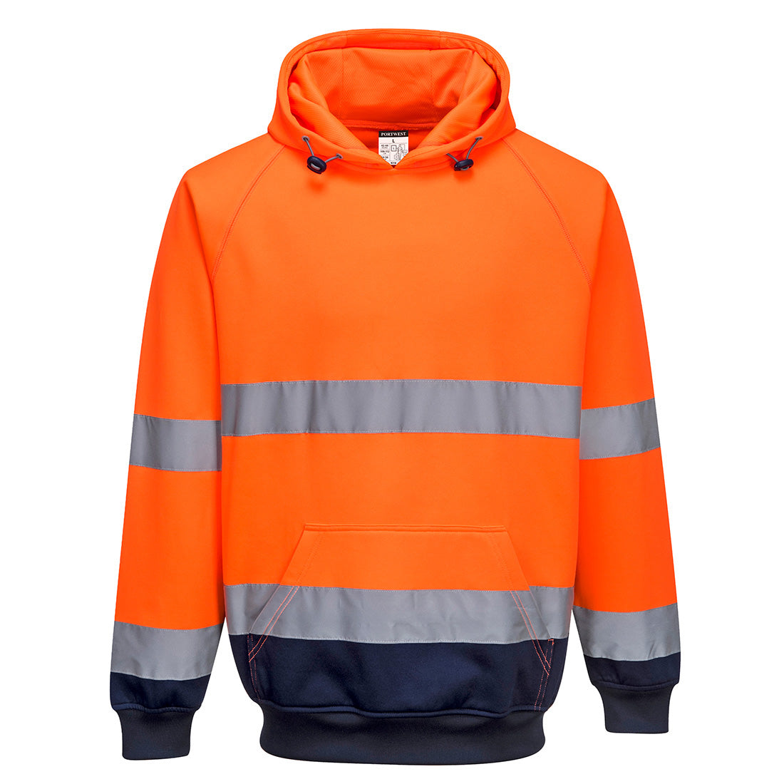 B316 Hi-Vis Contrast Hoodie