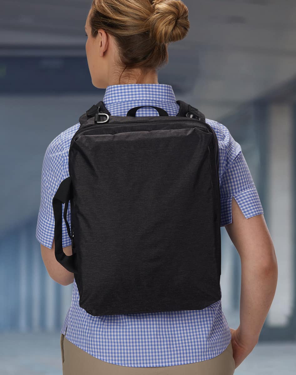 B5005 Leyton Utility Heather Laptop Bag - B5005