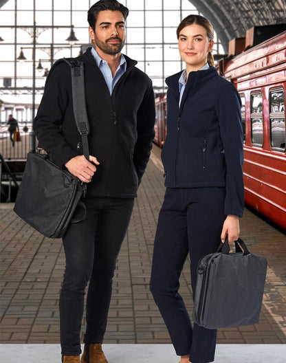 B5005 Leyton Utility Heather Laptop Bag - B5005