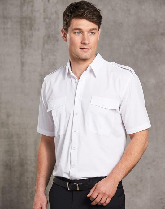 BS06S Epaulette Short Sleeve-Unisex - BS06S