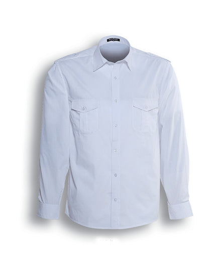 Unisex Adults Service Shirt L/S (BS192)