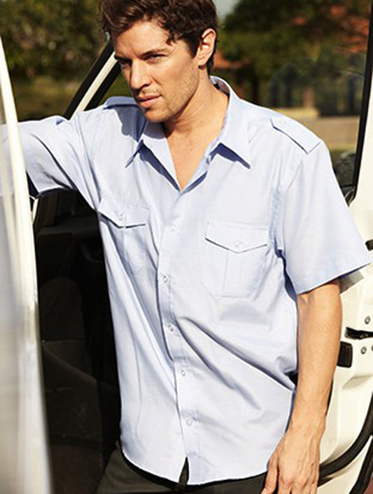 Unisex Adults Service Shirt S/S (BS193)