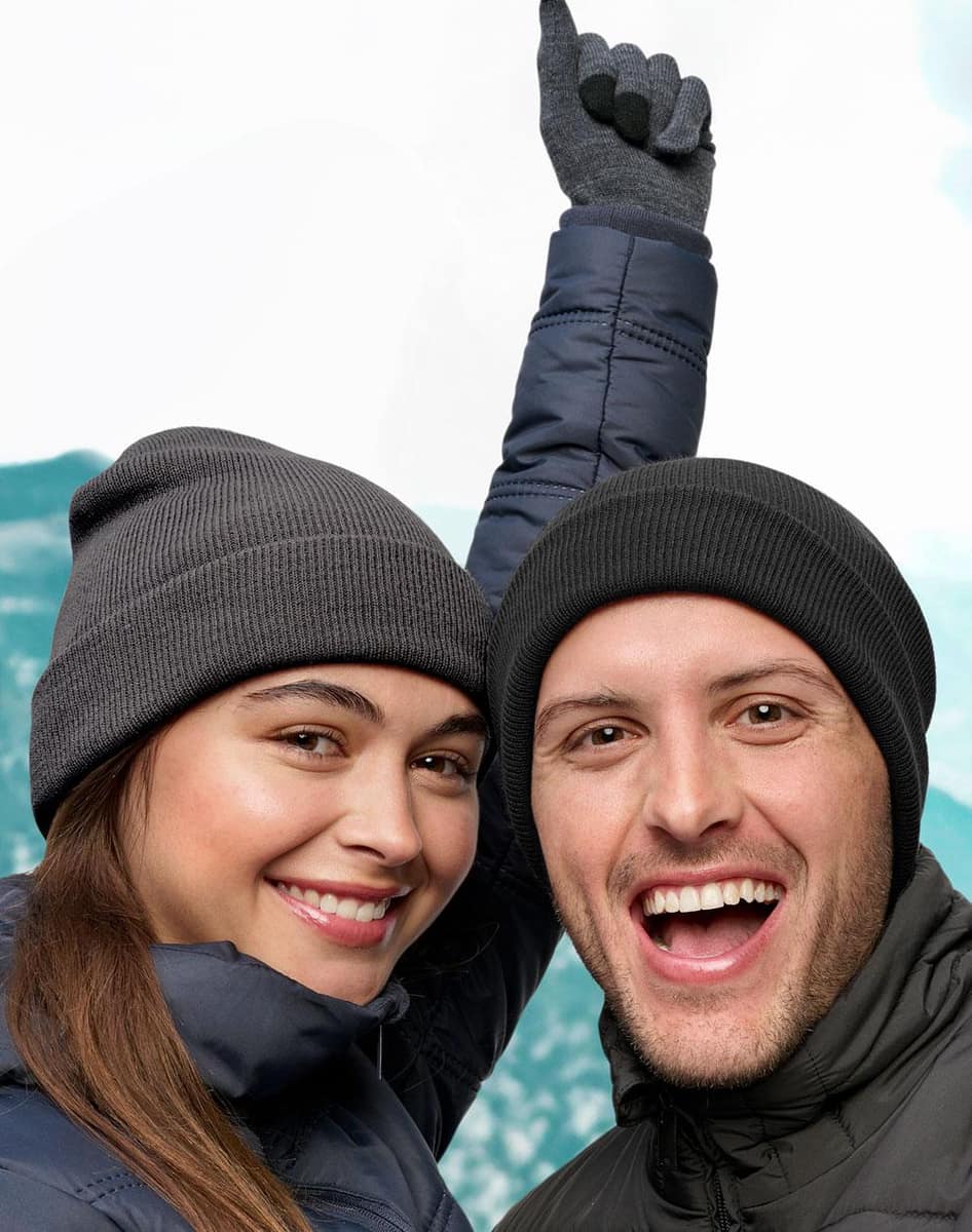 CH61 ROLL UP rPET KNIT BEANIE - CH61