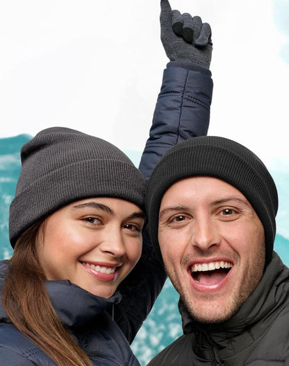 CH61 ROLL UP rPET KNIT BEANIE - CH61