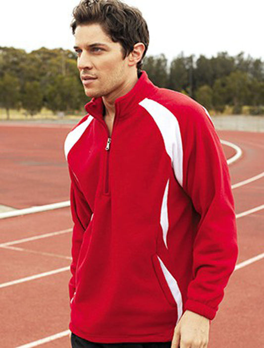 Unisex Adults 1/2 Zip Sports Pull Over Fleece (CJ1050)