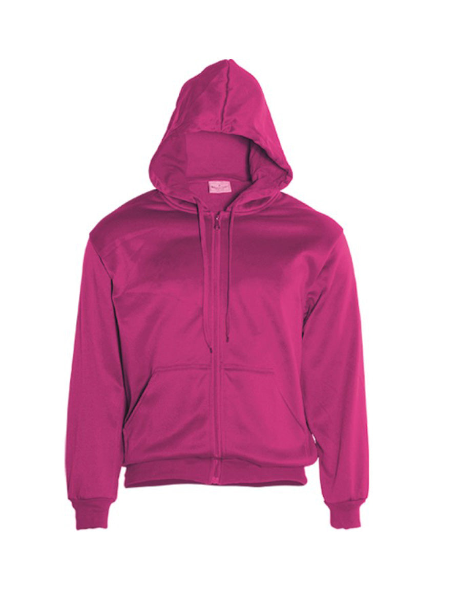 Unisex Adults Zip Through Fleece Hoodie (CJ1062)