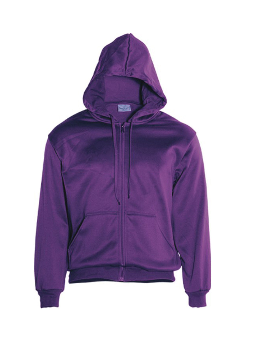Unisex Adults Zip Through Fleece Hoodie (CJ1062)