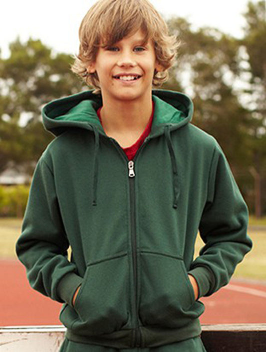 Kids Zip Through Fleece Hoodie (CJ1063)