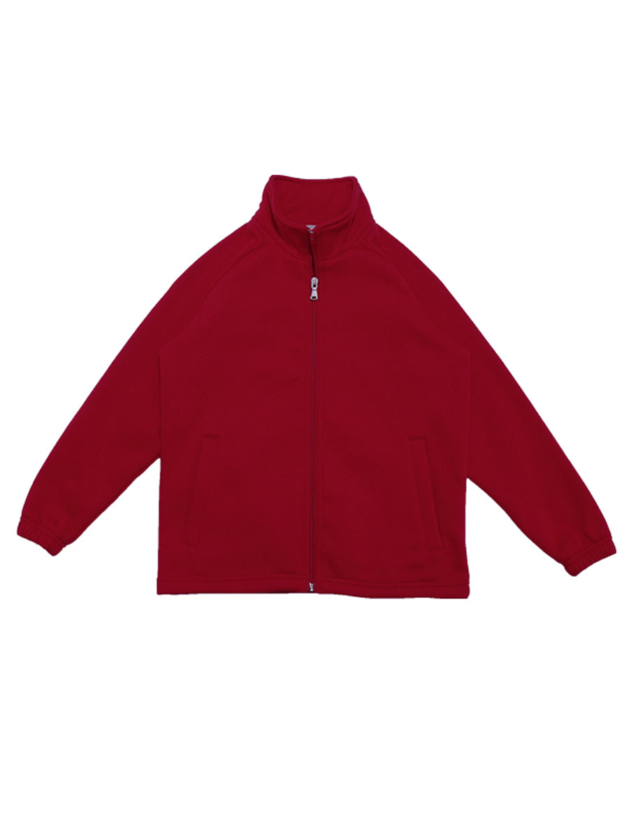 Kids Poly/Cotton Fleece Zip Through Jacket (CJ1575)